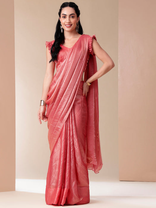 Metallic Tissue Saree