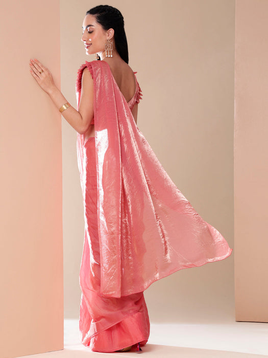 Metallic Tissue Saree