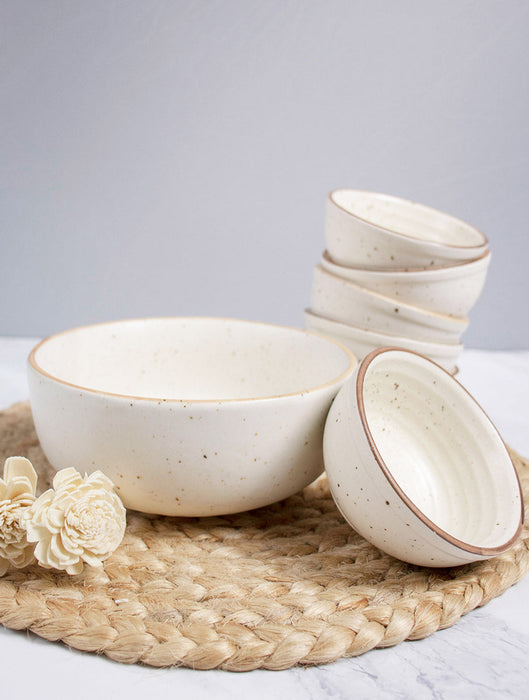 Ceramic Stoneware Rann Dessert Setting