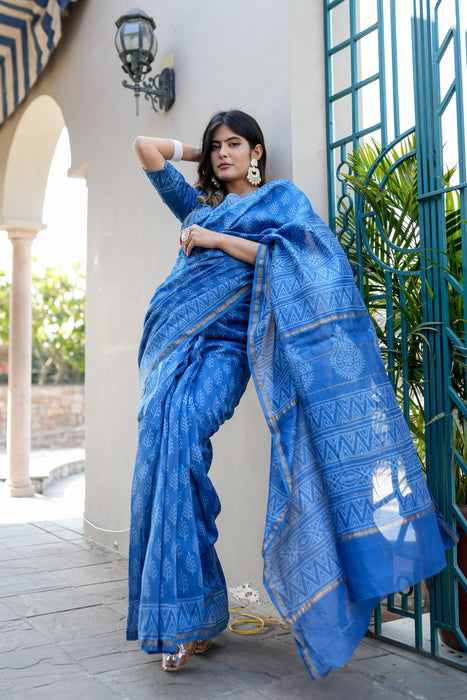 Indigo Infusion Saree