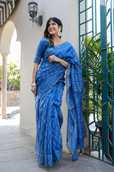 Indigo Infusion Saree