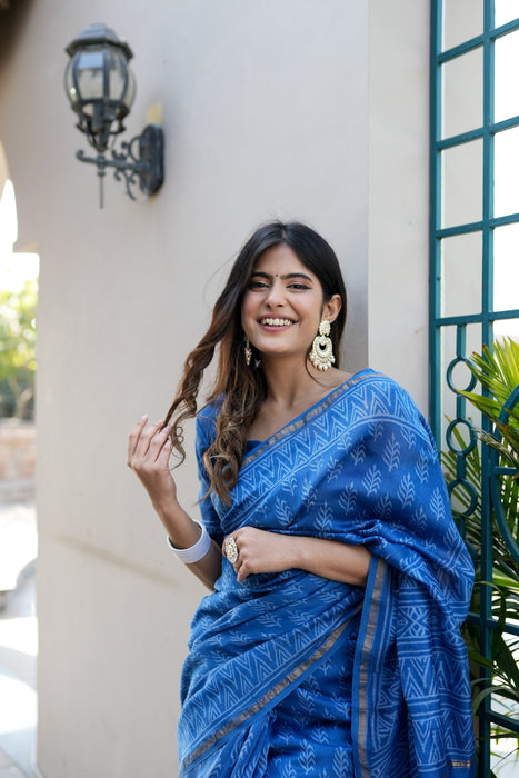 Indigo Infusion Saree