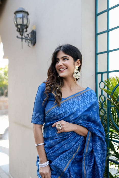 Indigo Infusion Saree