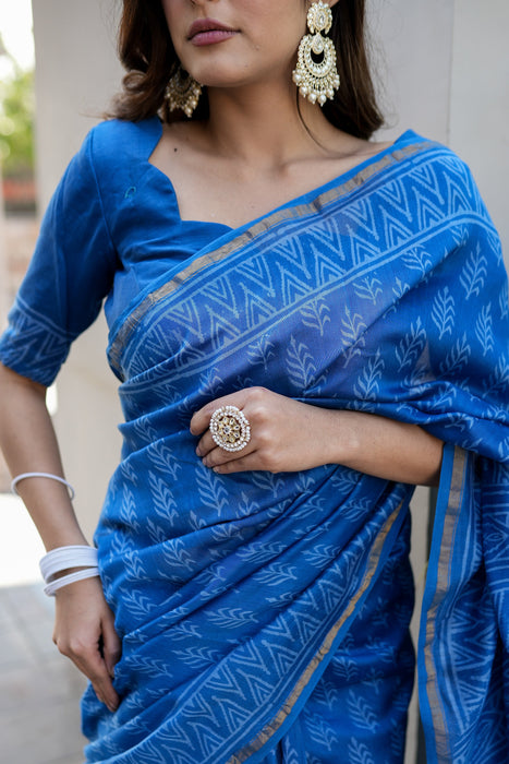 Indigo Infusion Saree