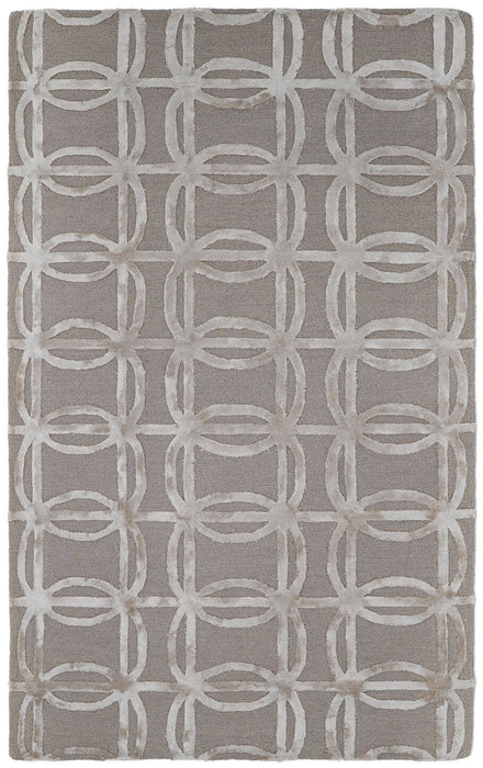 Urbane Hand-Tufted Wool & Silk Rug