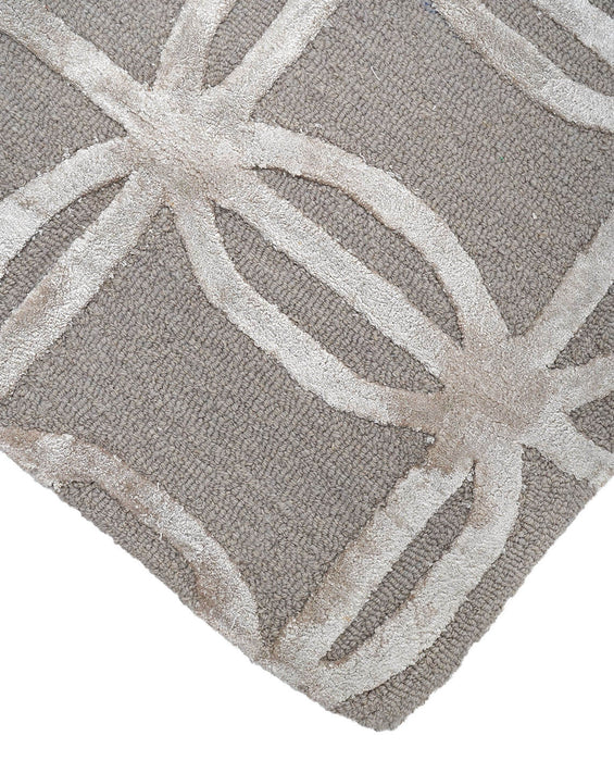 Urbane Hand-Tufted Wool & Silk Rug