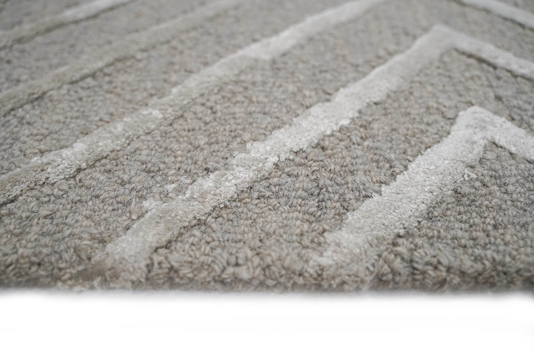 Overcast Hand-Tufted Wool & Silk Rug