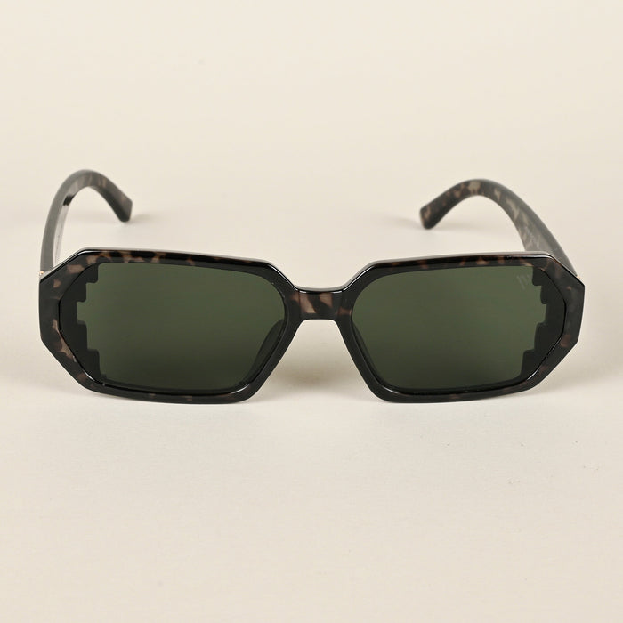 Voyage Green Rectangle Sunglasses for Men & Women - MG4507