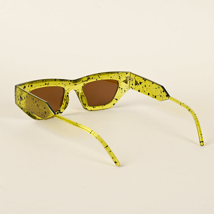 Voyage Brown Cateye Sunglasses for Women - MG4505