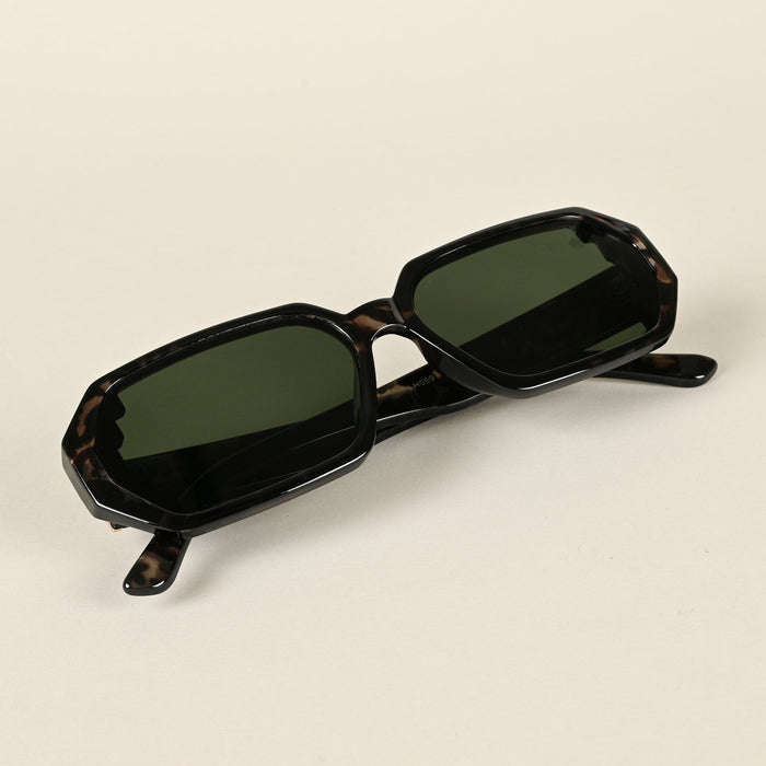 Voyage Green Rectangle Sunglasses for Men & Women - MG4507