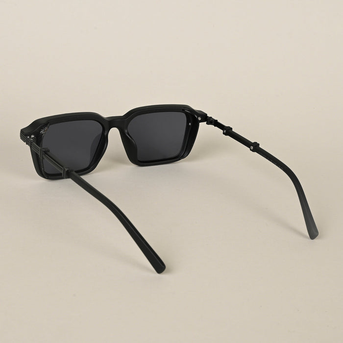 Voyage Black Wayfarer Sunglasses for Men & Women - MG4566