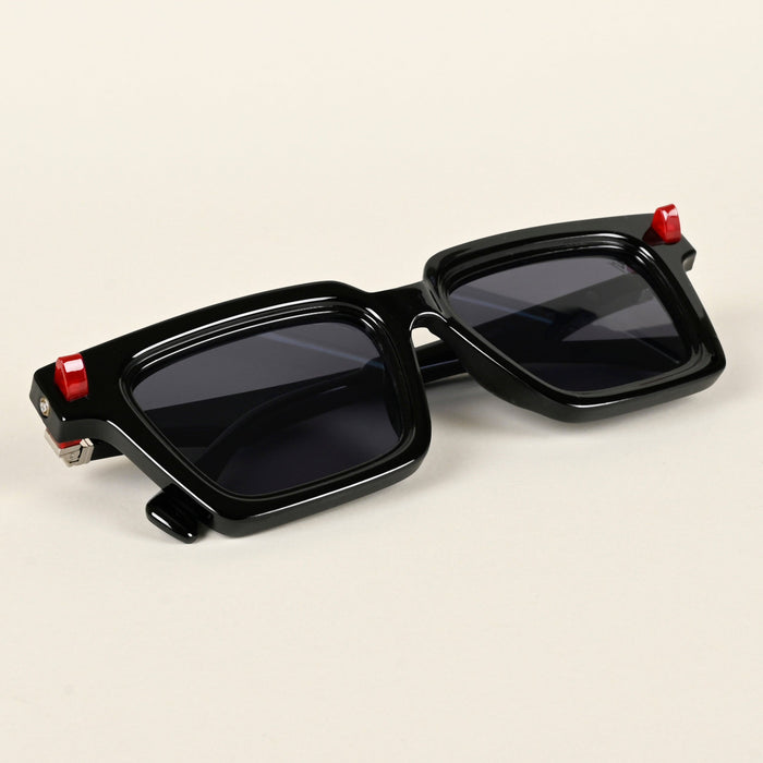 Voyage Shine Black Square Sunglasses for Men & Women - MG4875