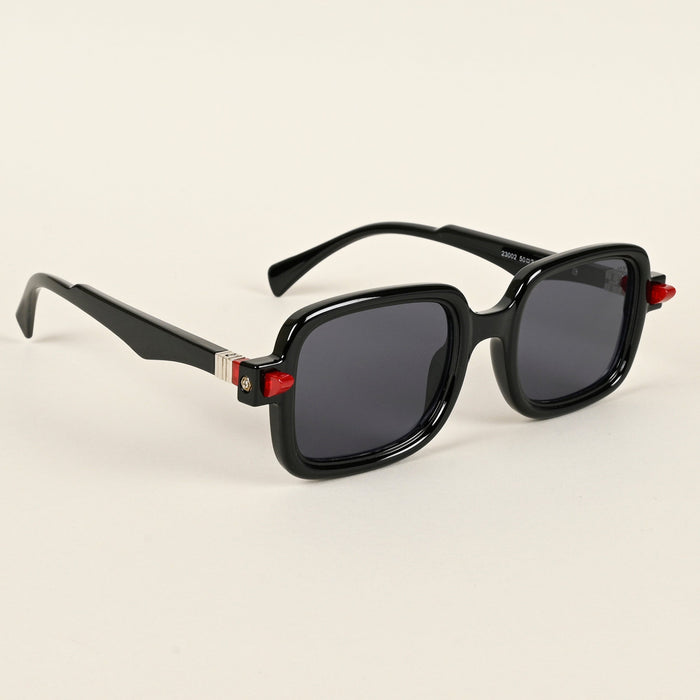 Voyage Shine Black Square Sunglasses for Men & Women - MG4885