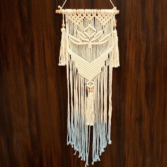 Lotus Bloom Macrame Wall Hanging