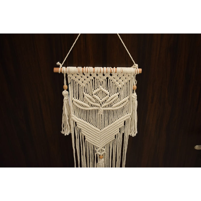 Lotus Bloom Macrame Wall Hanging