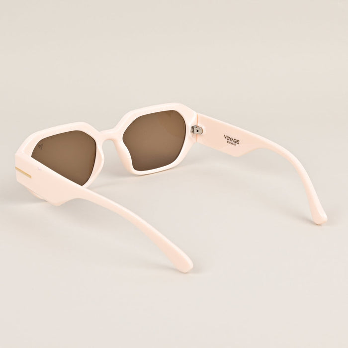 Voyage Off-White Rectangle Sunglasses - MG3681