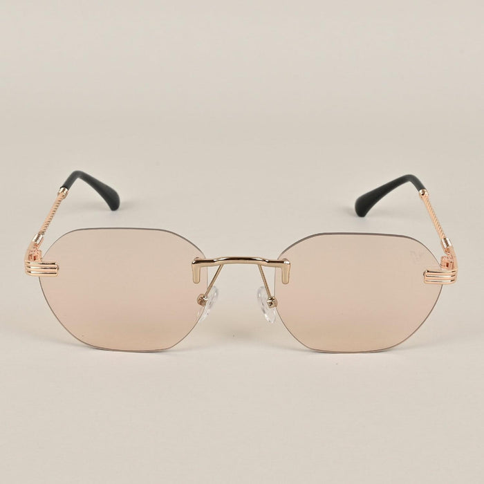 Voyage Nude Rimless Sunglasses - MG3604