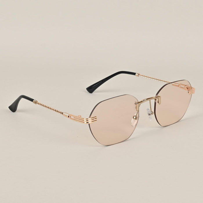 Voyage Nude Rimless Sunglasses - MG3604