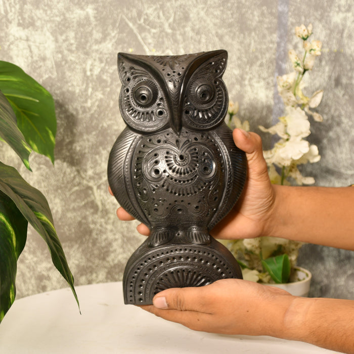 Terracotta Guardian Owl