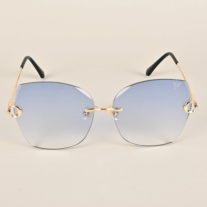 Voyage Blue Over Size Sunglasses - MG2880