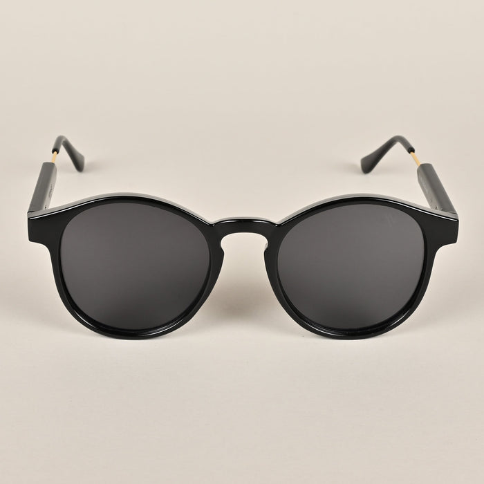 Voyage Black Round Sunglasses - MG3876