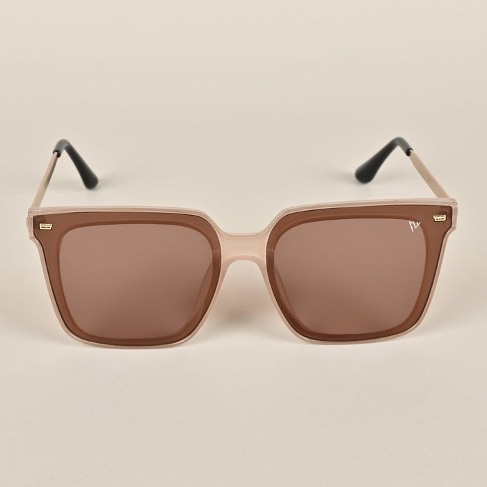 Voyage Brown Designed Wayfarer Sunglasses - MG3882