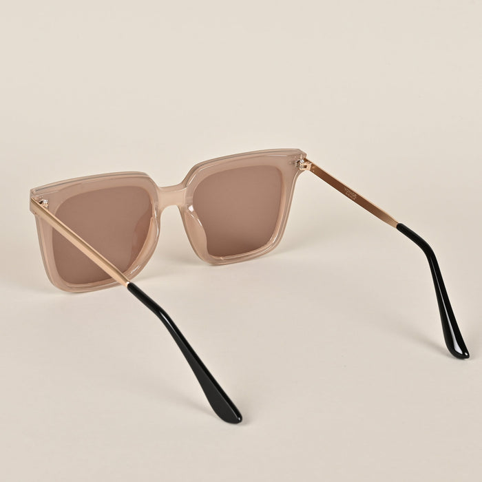 Voyage Brown Designed Wayfarer Sunglasses - MG3882