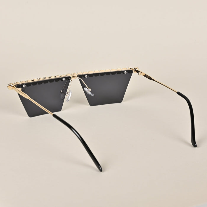 Voyage Unique Design Golden Cateye Sunglasses - MG3886