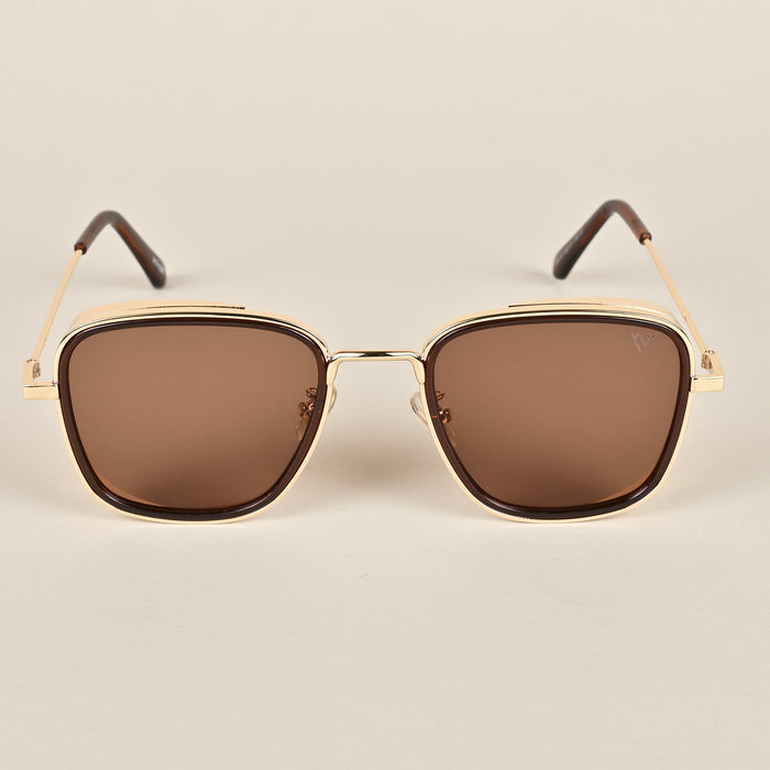 Voyage Retro Square Brown Sunglasses - MG2969