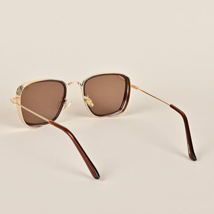 Voyage Retro Square Brown Sunglasses - MG2969