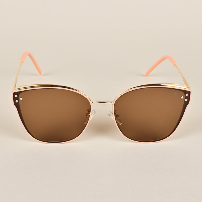 Voyage Cateye Brown Sunglasses - MG2858