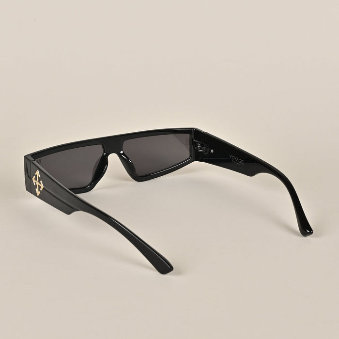 Voyage Black Rectangle Sunglasses - MG3872