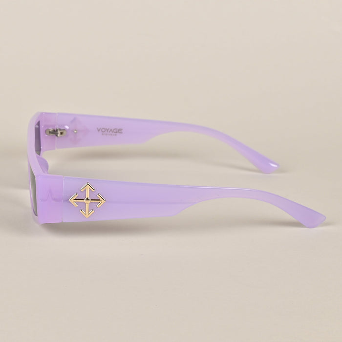 Voyage Purple Rectangle Sunglasses - MG3874