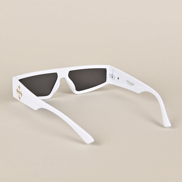 Voyage White Rectangle Sunglasses - MG3873