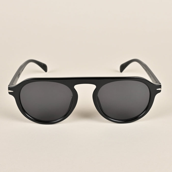 Voyage Black Round Sunglasses - MG3893