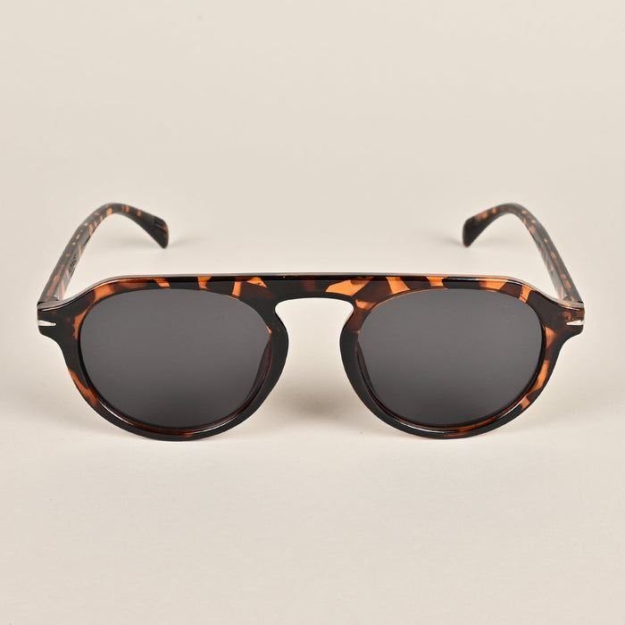 Voyage Black Round Sunglasses - MG3894