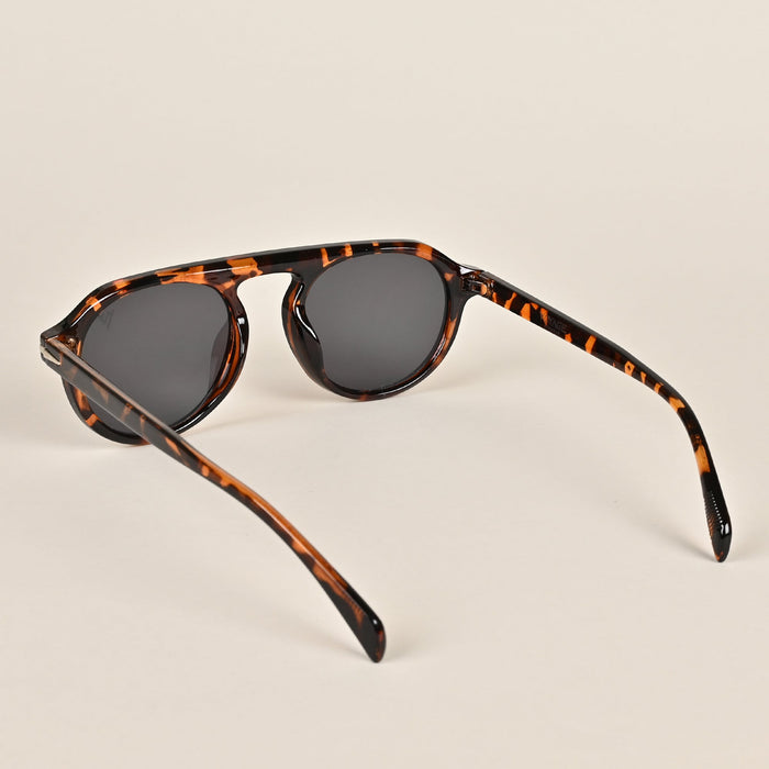 Voyage Black Round Sunglasses - MG3894