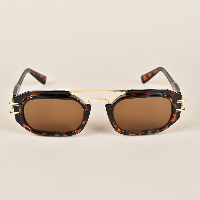 Voyage Brown Oval Sunglasses - MG3947