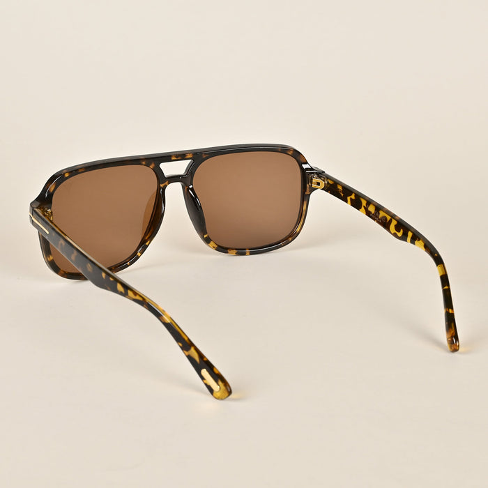 Voyage Brown Wayfarer Sunglasses - MG3941