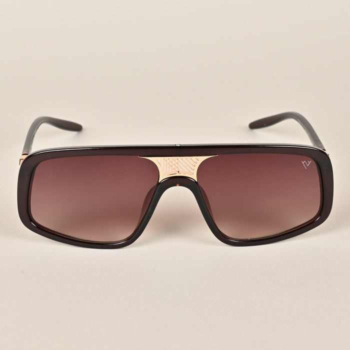 Voyage Brown Wayfarer Sunglasses for Men & Women - MG4017