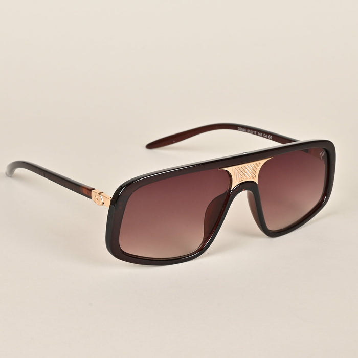 Voyage Brown Wayfarer Sunglasses for Men & Women - MG4017