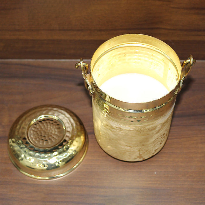 brass milkpot \ dolu \ milk can