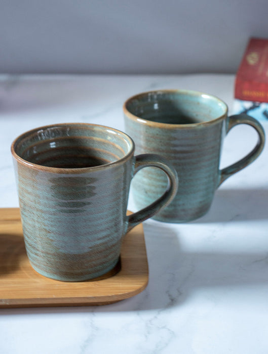 Ceramic Stoneware Dove Blue Mug