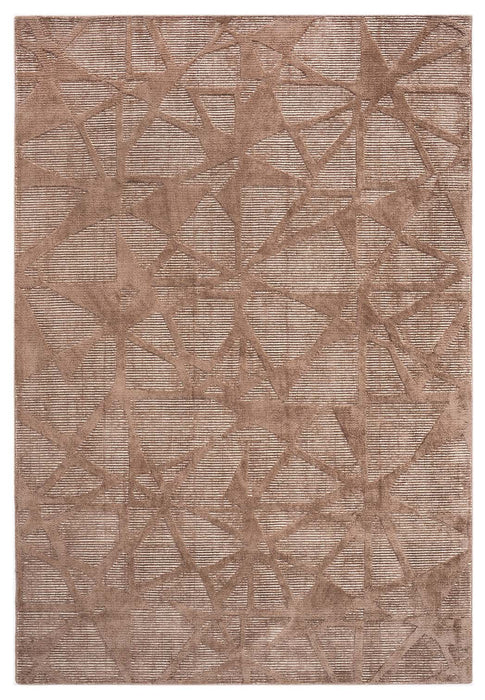 Sepia Wool & Silk Rug