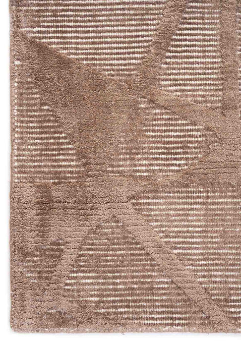 Sepia Wool & Silk Rug