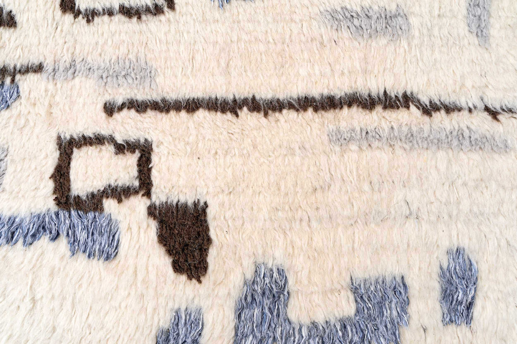 Cobalt Blue Hand-Knotted Rug