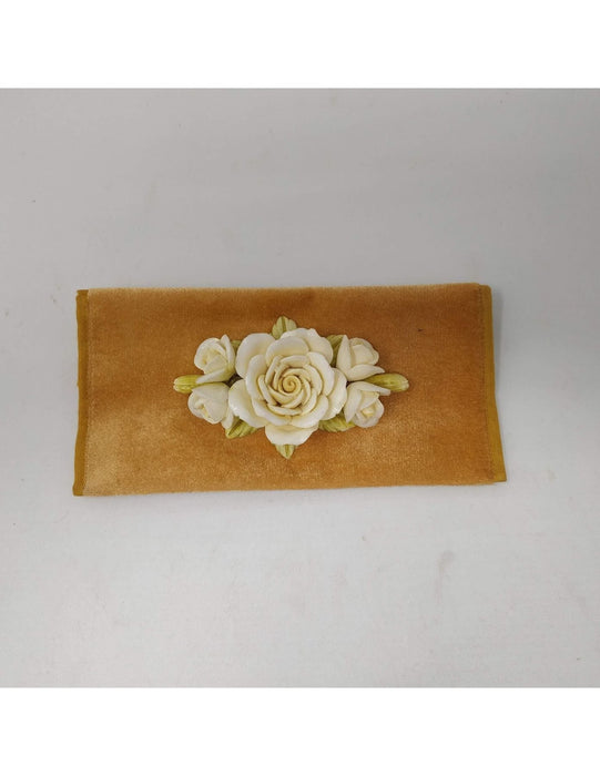 Velvet And Floral Envelope Set: Sandcastle Medallion And Rosa Squash Combo