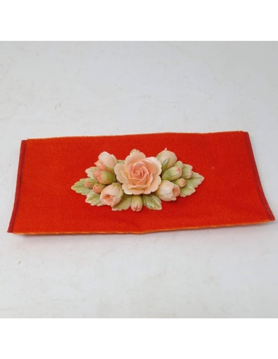 Velvet And Floral Envelope Set: Sandcastle Medallion And Rosa Squash Combo