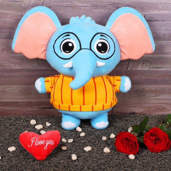 Elephant Ed Animal Soft Toy