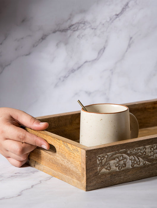 Etched Wooden Tray